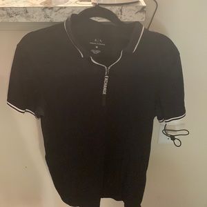 armani exchange mens polo